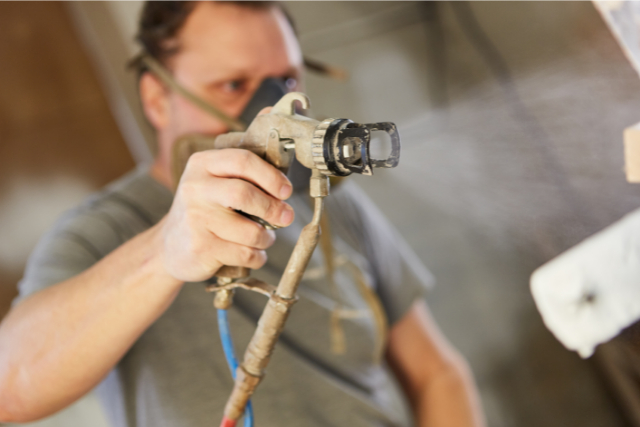 Billings Worker Varnishes Paint or Stain Wood