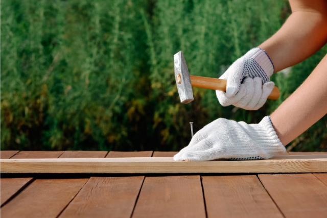 Billings person works outdoors